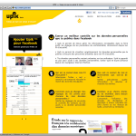 Upik : la page d'accueil